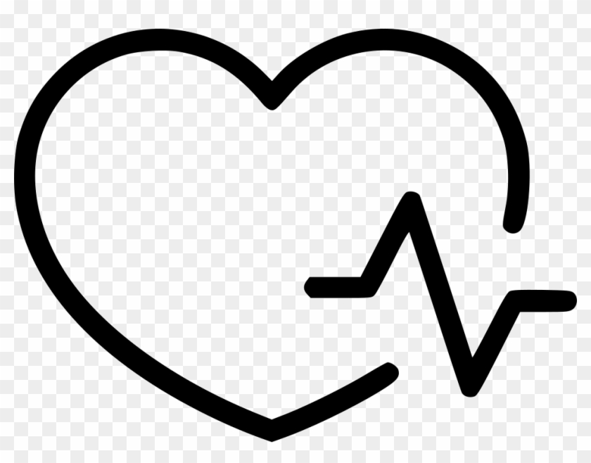 Heartbeat Svg Heart Drawing - Heart Clipart #1659017
