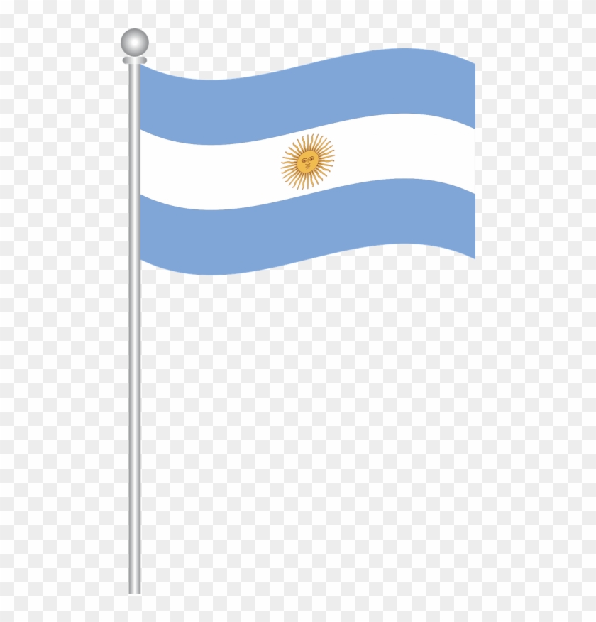 Flag Of Vector Graphics - Gambar Bendera Argentina 2018 Clipart