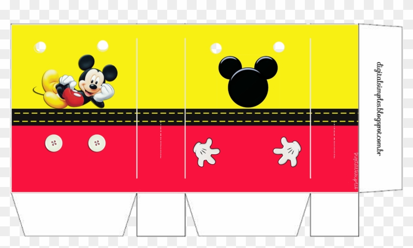Kit Aniversário De Personalizados Tema Mickey Mouse - Digital Simples Mickey Mouse Clipart #1659091