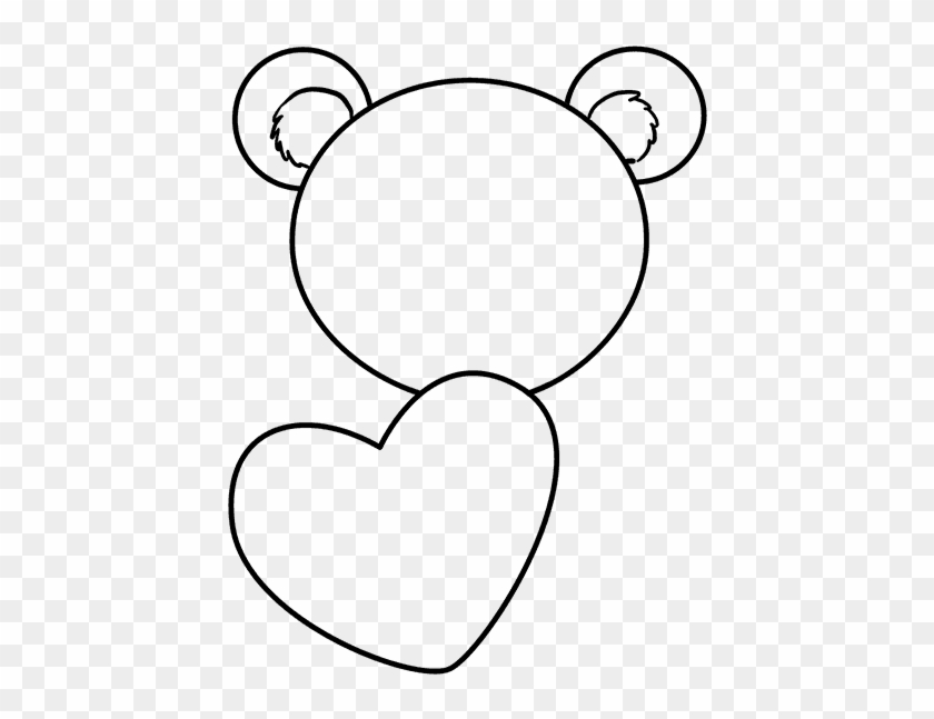 680 X 678 2 - Teddy Bear Drawing Steps Clipart