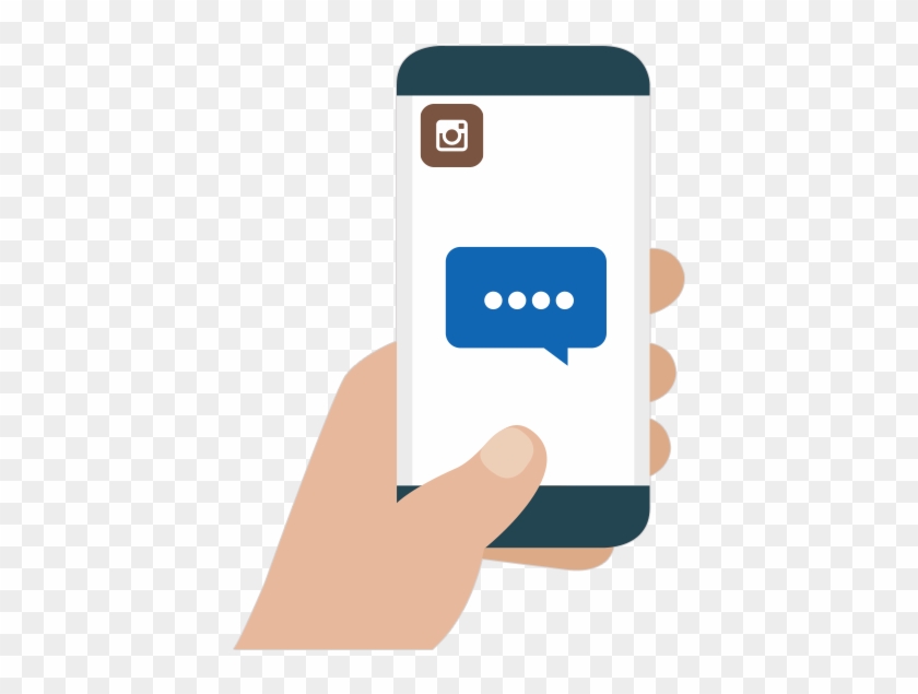 Infographic Engagement Instagram - Phone Infographic Png Clipart