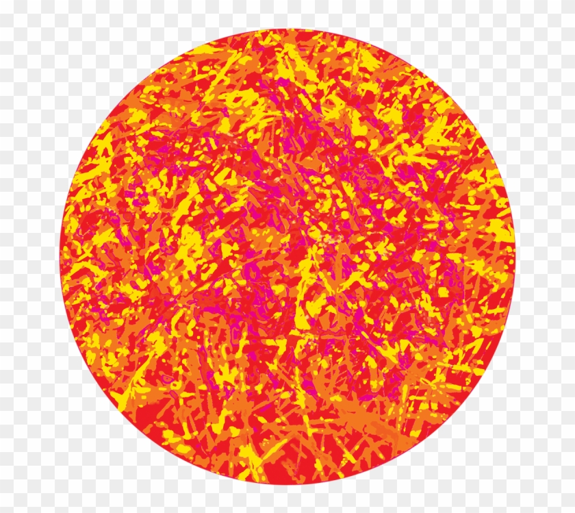 Shredded Fire - Circle Clipart #1659364