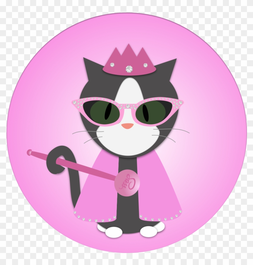 Contrast Cats - Sassy Cat Cartoon Clipart