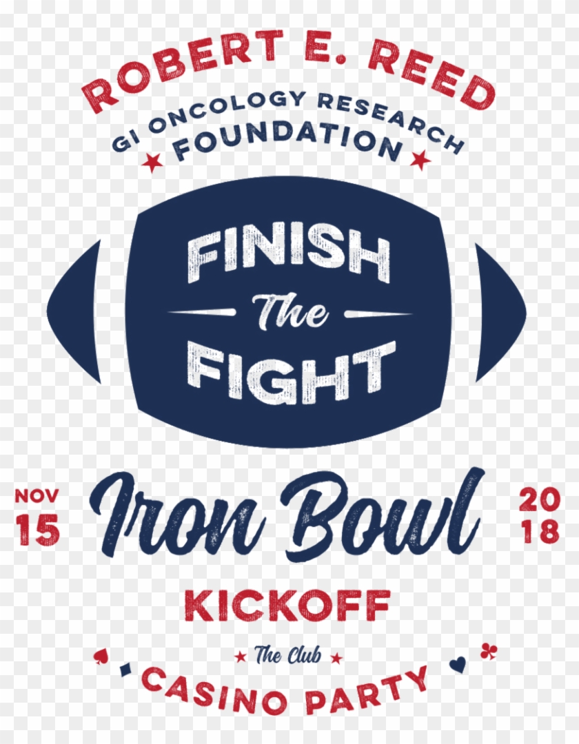 The "finish The Fight" Iron Bowl Kickoff And Casino Clipart