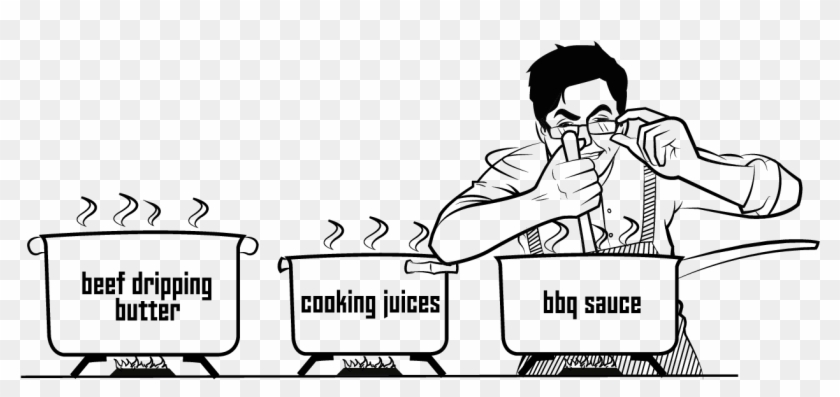 In The Heart Of Cambridge We've Smoked, Pulled, Brined - Cartoon Clipart