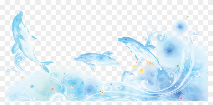 Underwater Singapore Wallpaper Cartoon World, Dolphins - Darkness Clipart #1660405
