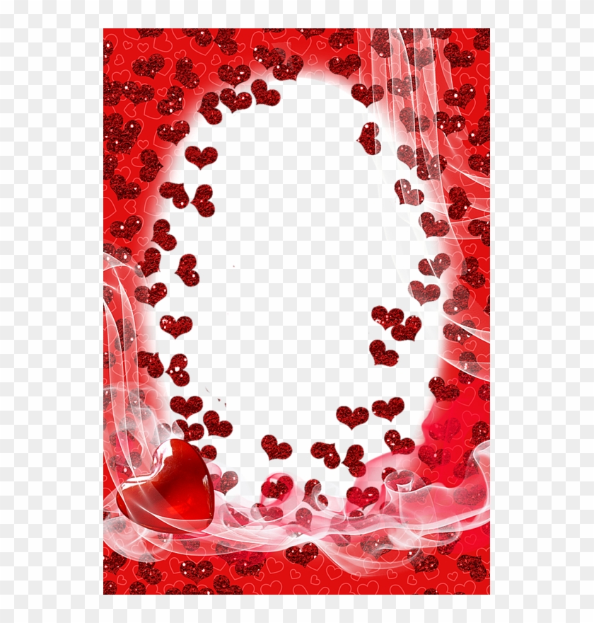 Borders And Frames, Page Borders, Borders For Paper, - Birthday Heart Frame Png Clipart #1660448