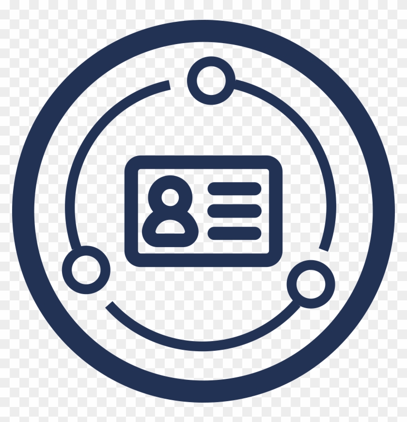 Contact Manager Icon - Circle Clipart #1660643