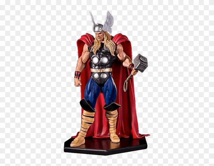Thor With Mjolnir 1/10 Scale Statue - Thor Clipart #1660783