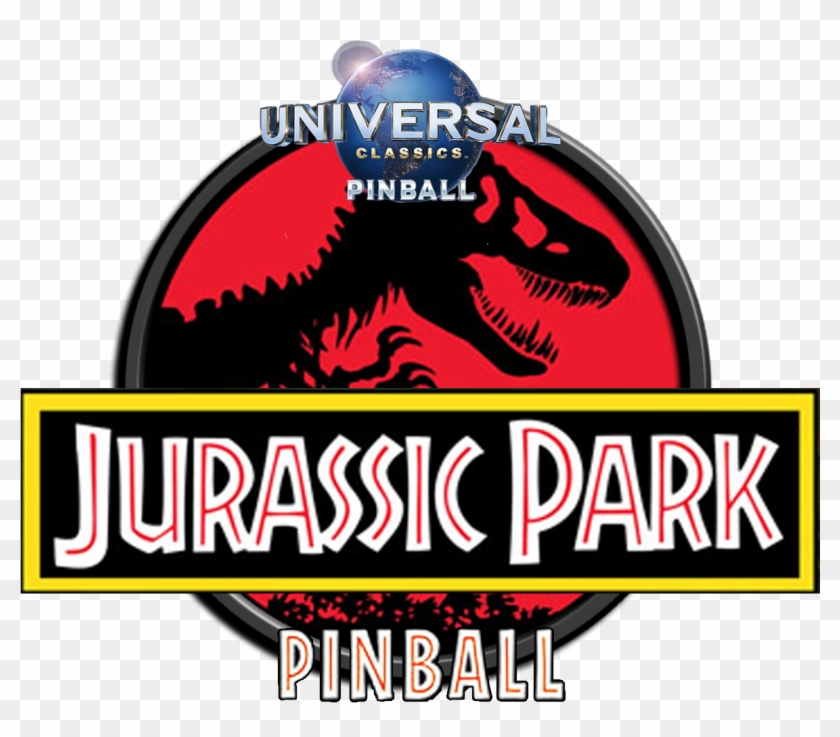 Jurassic Park - Pinball - Black Jurassic Park Logo Clipart