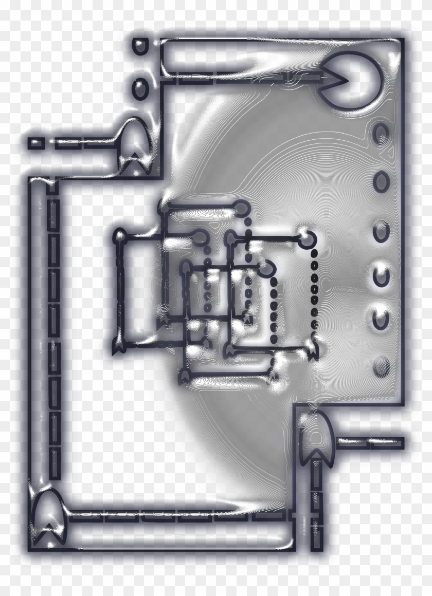 Wallpaper With Grey Abstract Design - Illustration Clipart