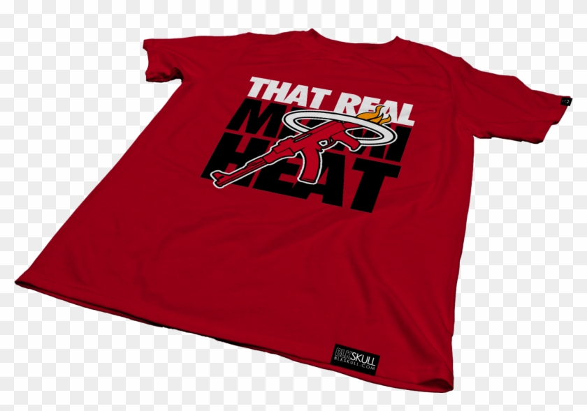 Miamiheat Red5 Web - Active Shirt Clipart #1661223