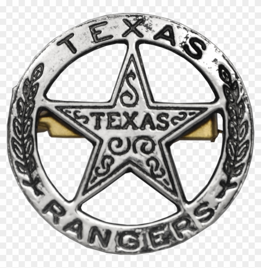 Texas Rangers Badge - Texas Ranger Badge Png Clipart #1661259