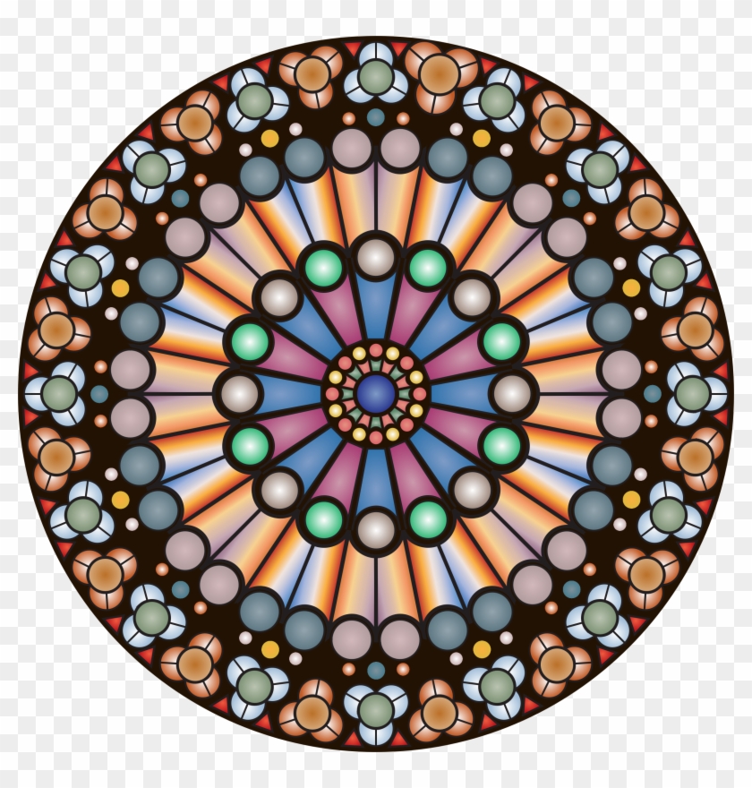 This Free Icons Png Design Of Rose Window Clipart