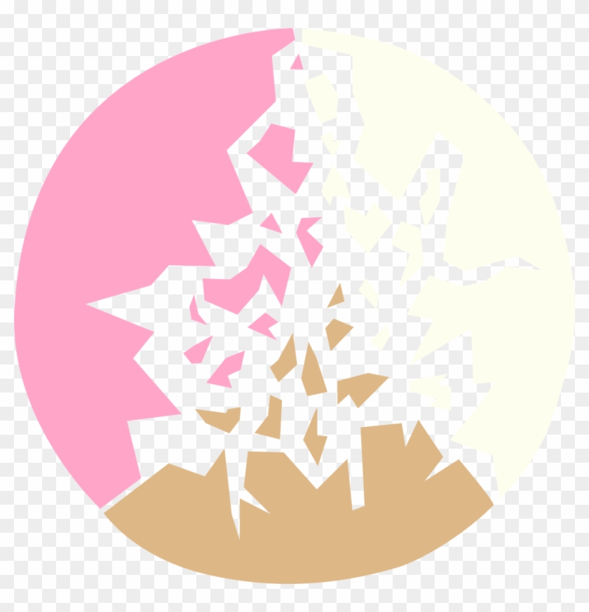 Neopolitan Abstract/minimalist Shattered Glass - Illustration Clipart #1661403