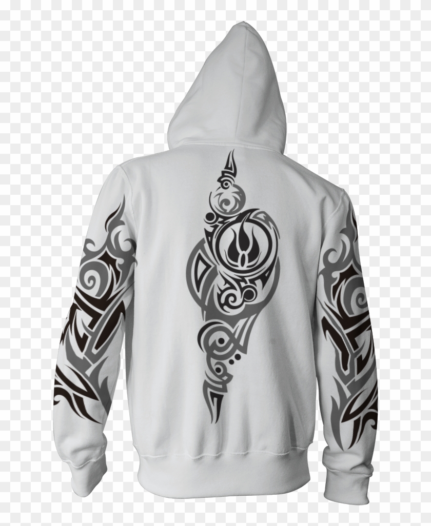 Rwby Blake Belladonna Symbol Zip Up Hoodie Fullprinted - Hoodie Clipart