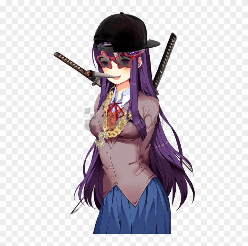 Free Png Download Doki Doki Yuri S Eye Png Images Background - Doki Doki Literature Club Yuri Clipart #1661633