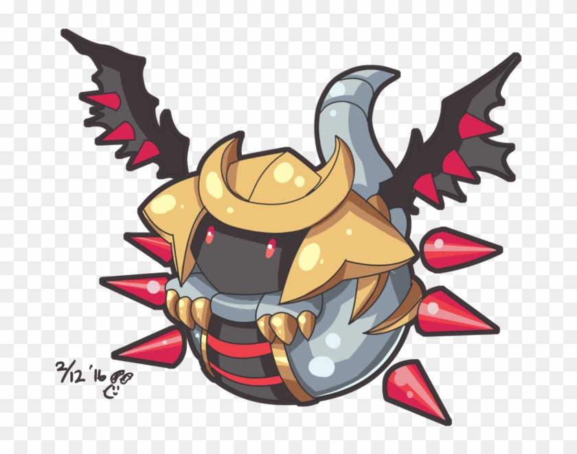 Girpotina, The Potted Version Of Giratina - Cartoon Clipart