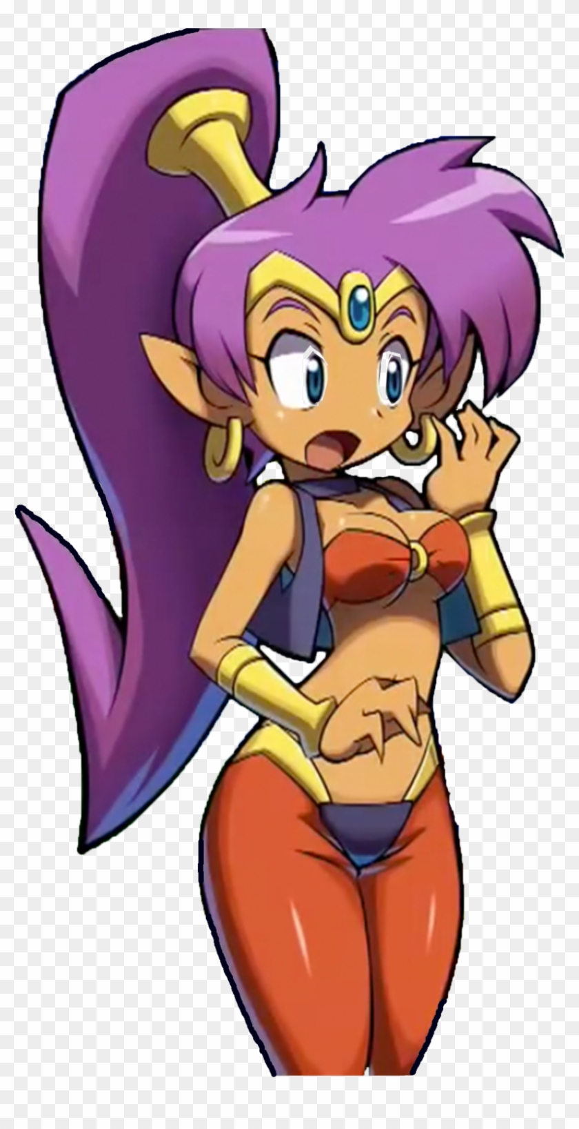 1mib, 1024x1575, Shantae Clipart #1663075