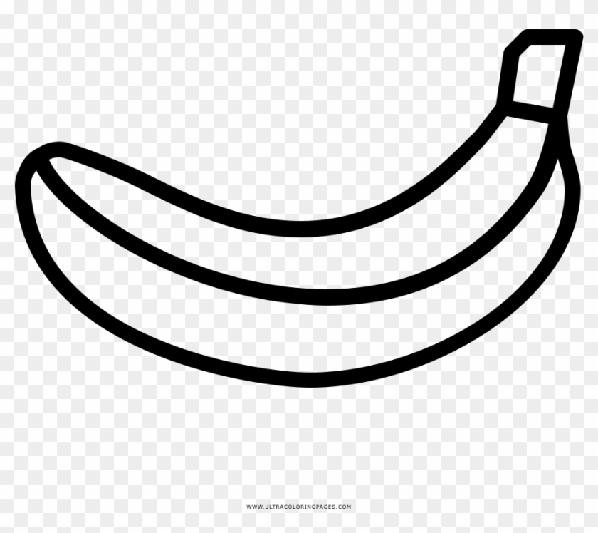 Full Size Of Coloring Pages - Desenho De Banana Para Colorir Clipart