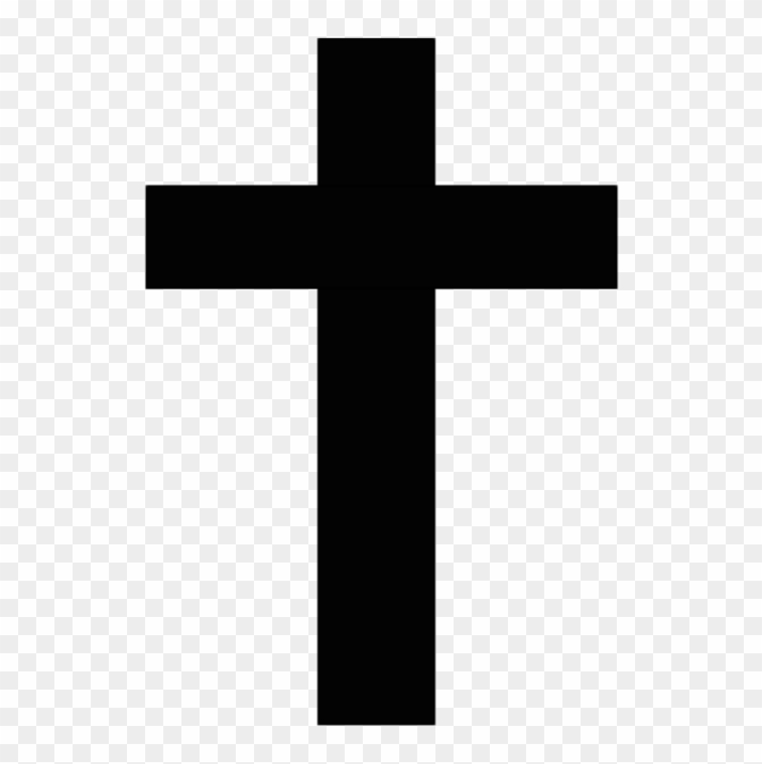 Medium Image - Black And White Cross Gif Clipart