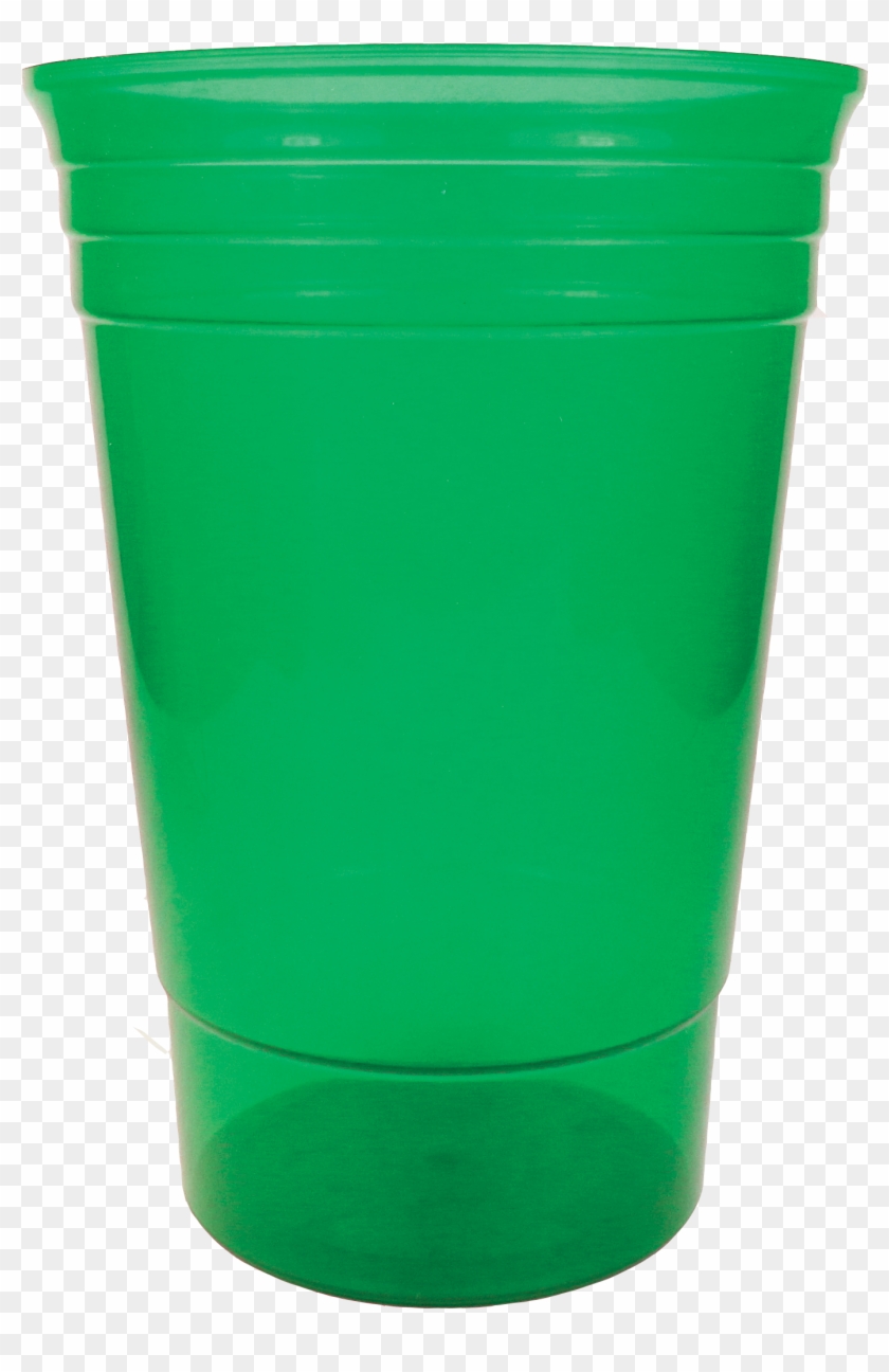 Green Cup - Green Plastic Cups Transparent Clipart #1663741