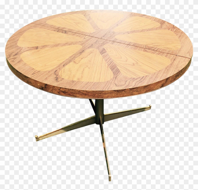 Walter Of Wabash Mid Century Modern Orange Slice Table Clipart