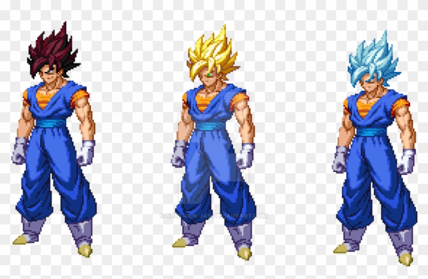 Vegito Pixel Pictures To Pin On Pinterest Clipart #1664177