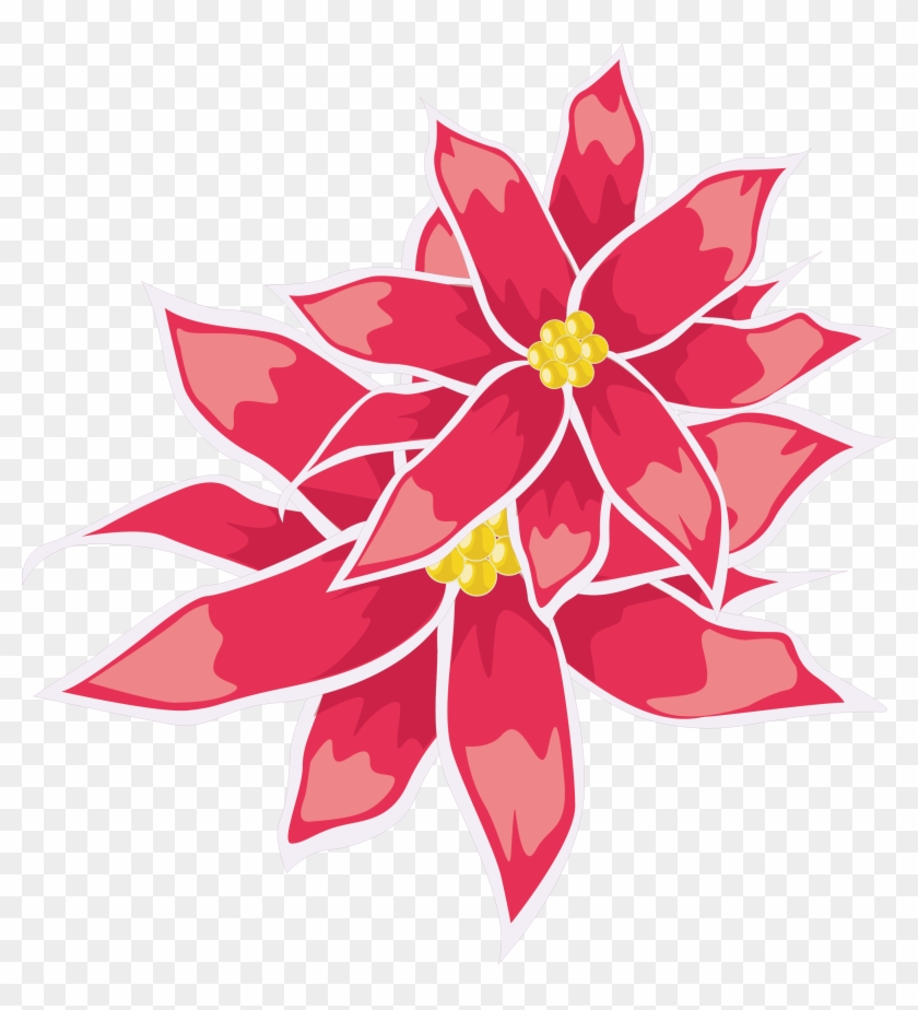 Clip Library Download Floral Design Leaf Transprent - Poinsettia - Png Download #1664249