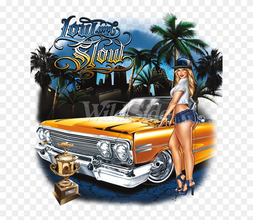 Low And Slow Lowrider Art - Muscle Car Clipart