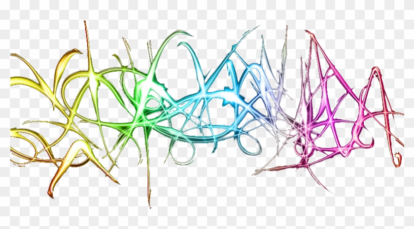 Colorful Abstract Lines - Grass Clipart