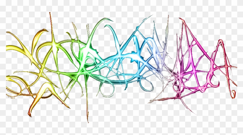 Colorful Abstract Lines - Grass Clipart #1664928