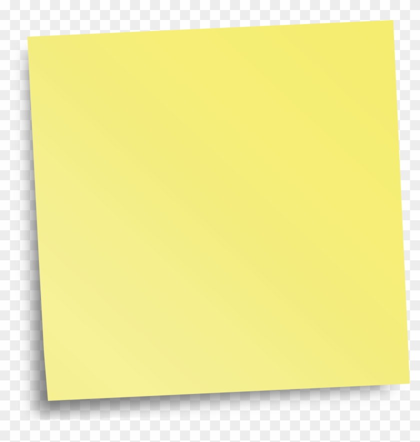 Yellow Sticky Notes Clipart