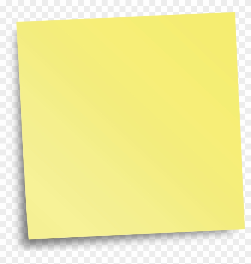 Yellow Sticky Notes Clipart #1665297
