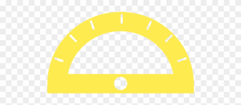 Protractor - Circle Clipart #1665299