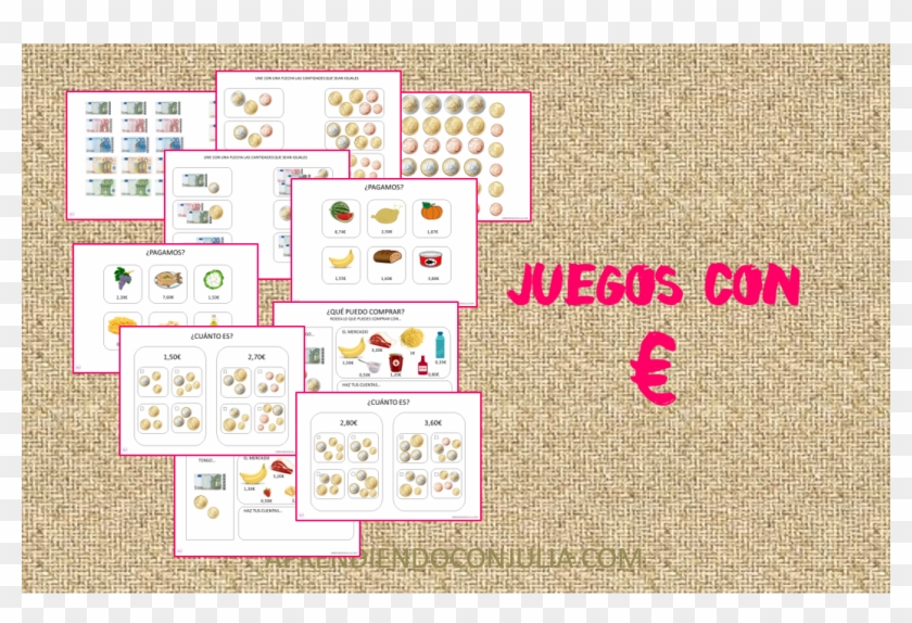 Jugar A Contar El Dinero Con Fichas Para Imprimir Clipart
