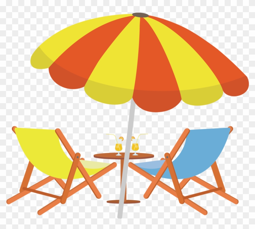 Sighting Drawing Beach Chair - Beach Chair Vector Png Clipart #1666102