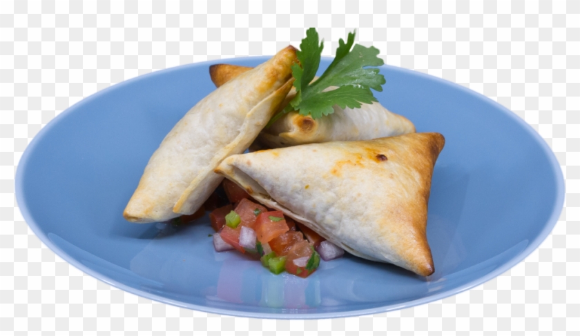 Cheese And Pepper Quesadillas Culinary Specialties - Samosa Clipart #1666951