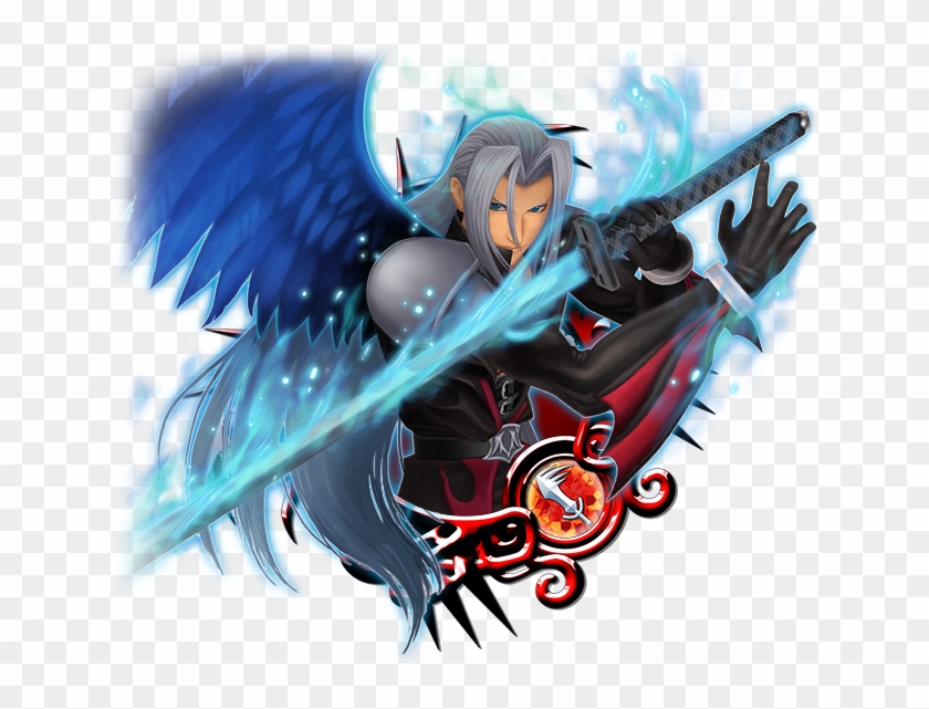 Sephiroth [ex] - Kingdom Hearts Character Sephiroth Clipart