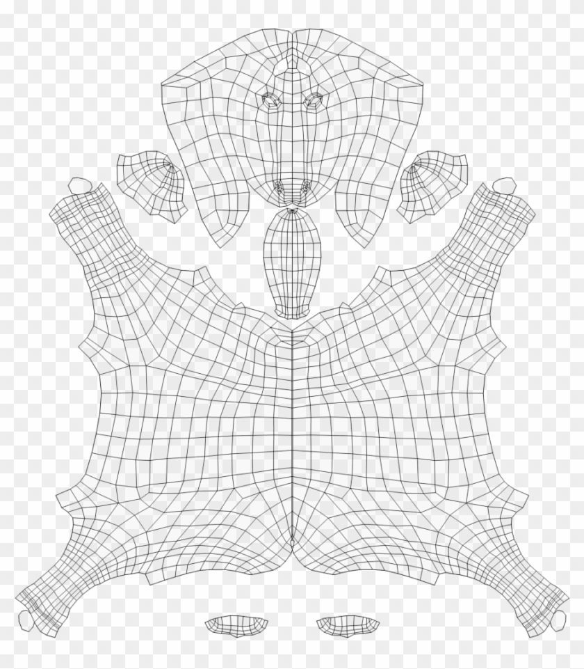 Med-poly Horse Base Mesh - Sketch Clipart #1667250