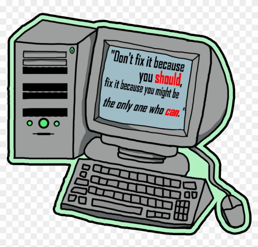 Open - Personal Computer Clipart