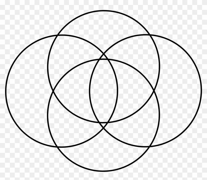 Open - Venn Diagram 2 Circles Clipart