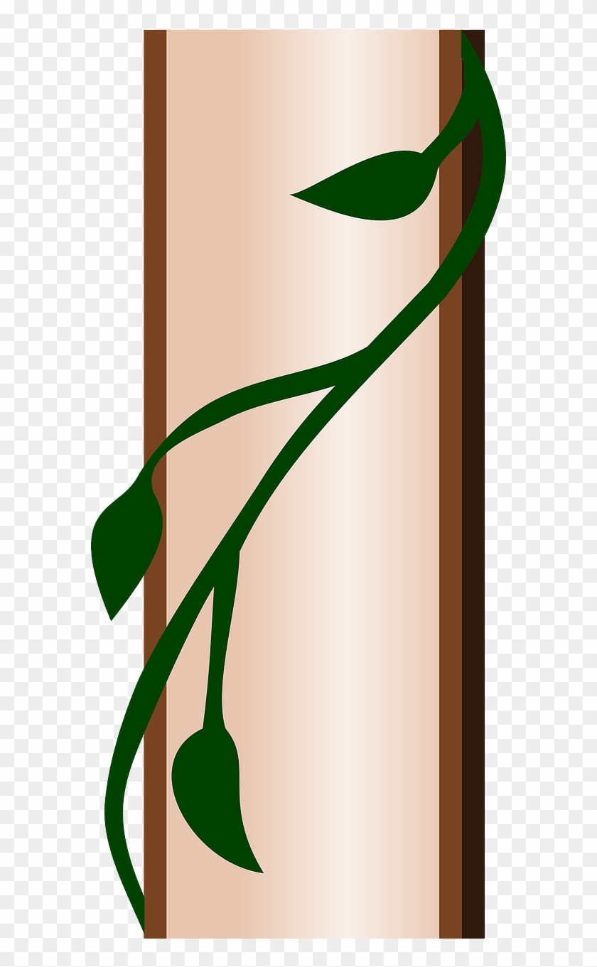 Vector Graphics,free Pictures - Ivy Border Clip Art - Png Download