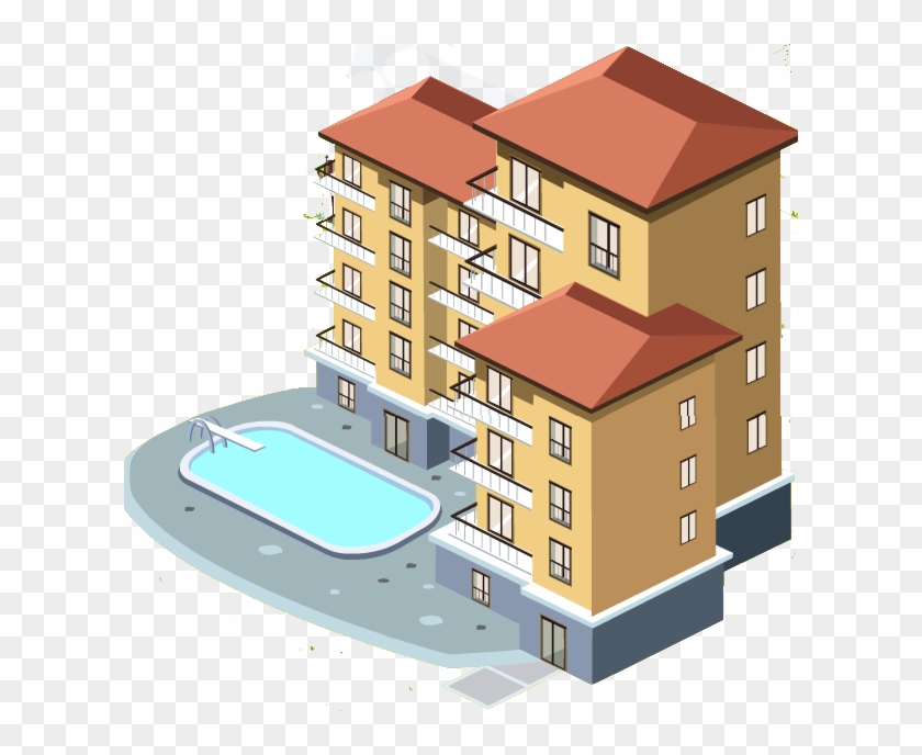 614 X 608 2 - Apartment Transparent Clipart