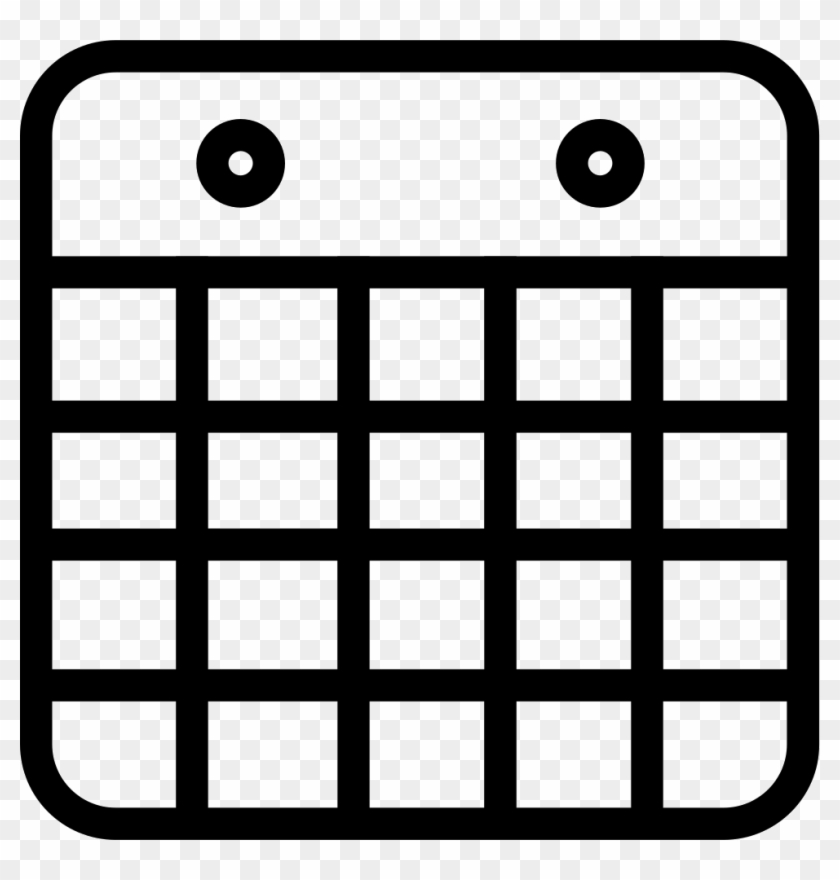 Png File - Icon Calendar Thin Png Clipart