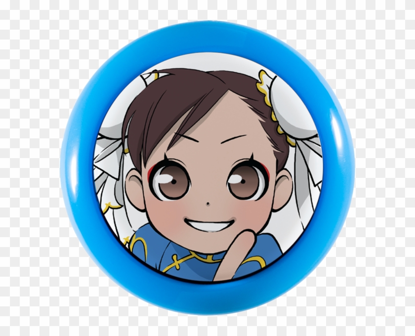 Street Fighter [chibi] Sanwa Denshi Pushbutton - Chun Li Chibi Clipart #1669117