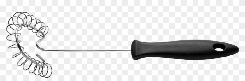 Spiral Whisk With Rubber Handle - Whisk Clipart