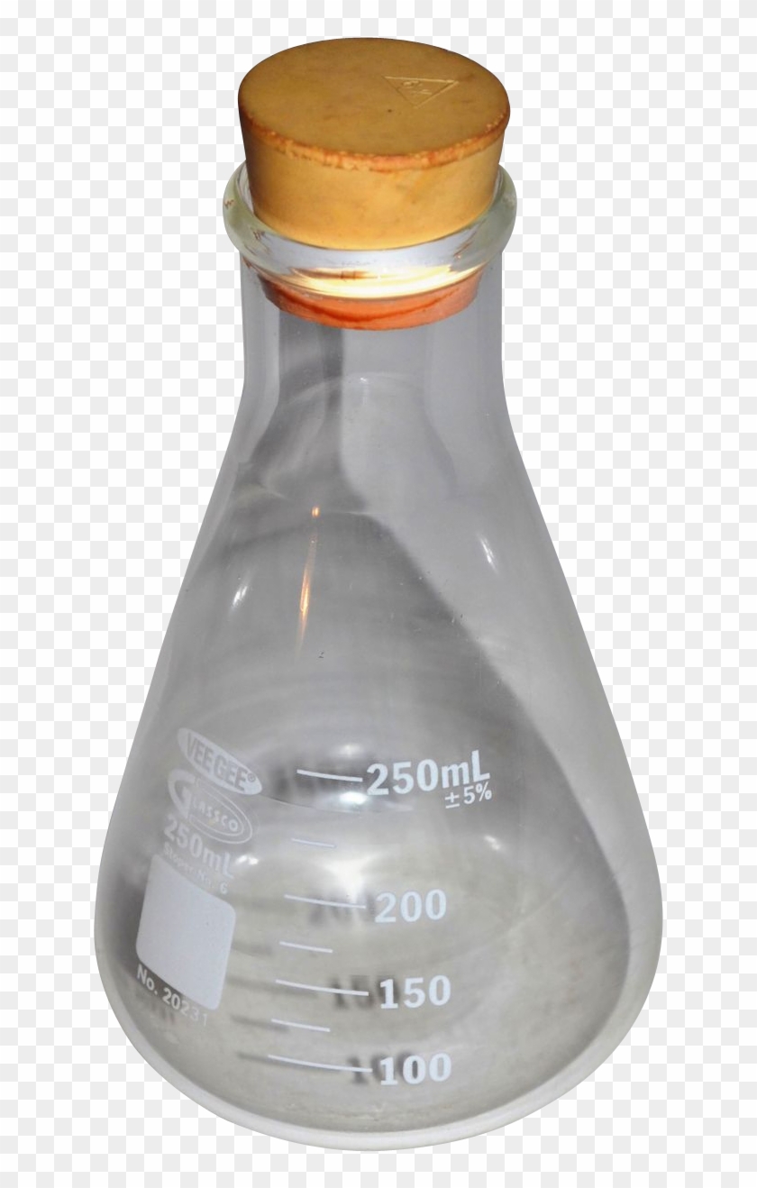 Banner Transparent Vee Gee Glassco W Stopper Black - Rubber Stopper In Chemistry Clipart #1669453