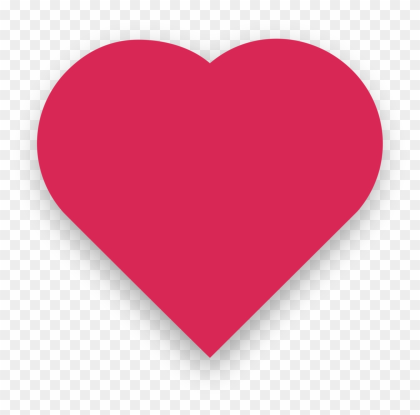 Heart Emoji Symbol Emoticon Red - Twitter Like Icon Png Clipart #1669725