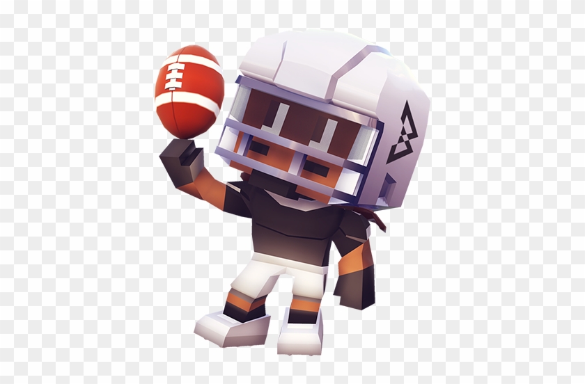 Marshawn Lynch Blocky Football Messages Sticker-5 - Cartoon Clipart